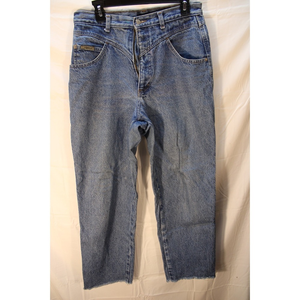 Roper Vintage High Rise Bareback Jeans‎ Blue Cotton USA Size 13 Mom Jean Western
